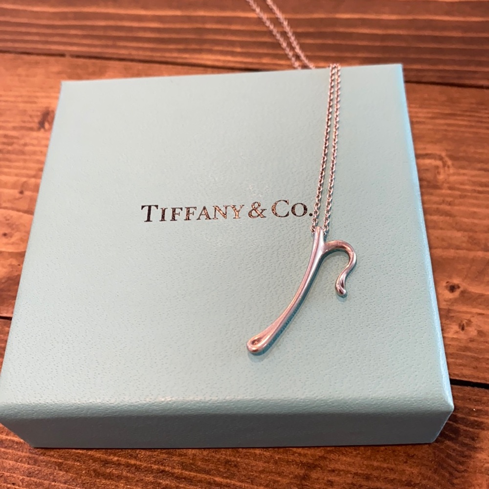 Tiffany&Co Elsa Peretti Alphabet Letter P Pendent